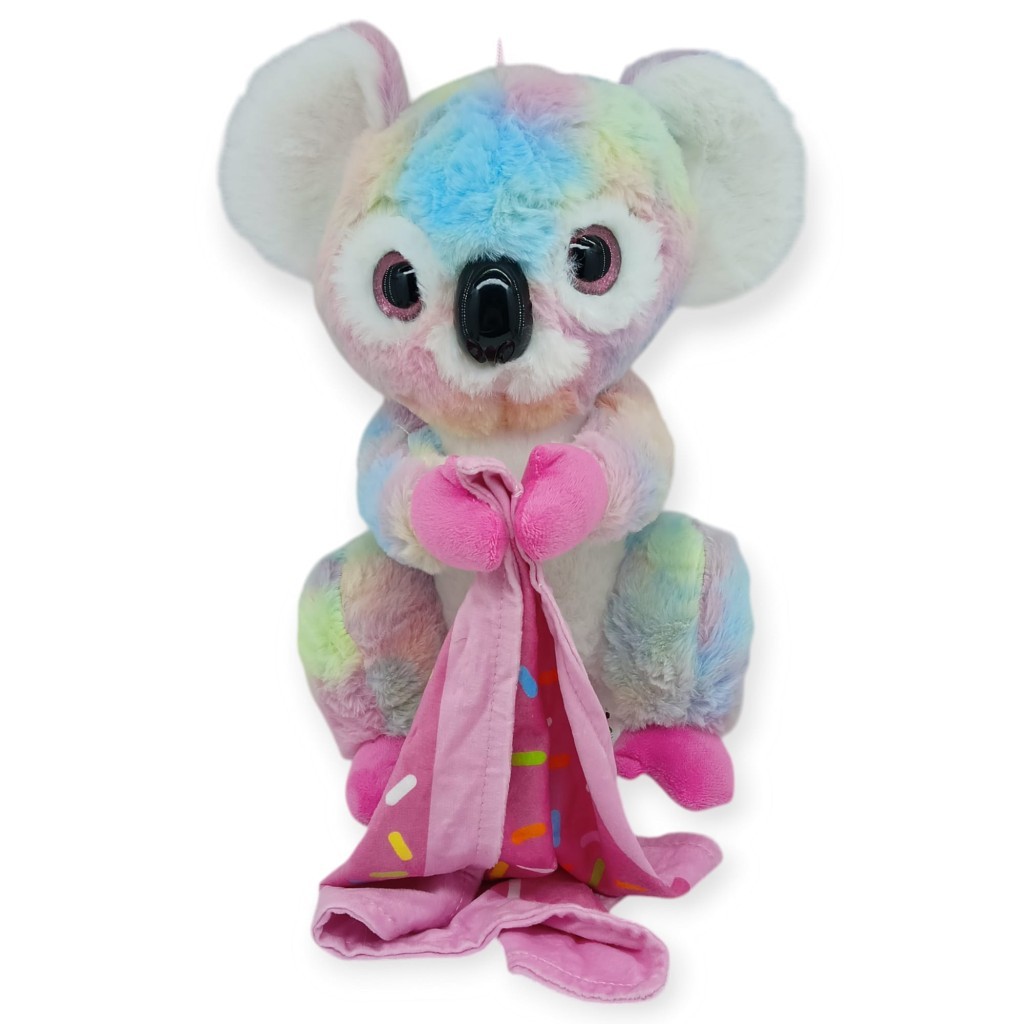 Peluş Battaniyeli Koala 30 cm - Pembe (Lisinya)