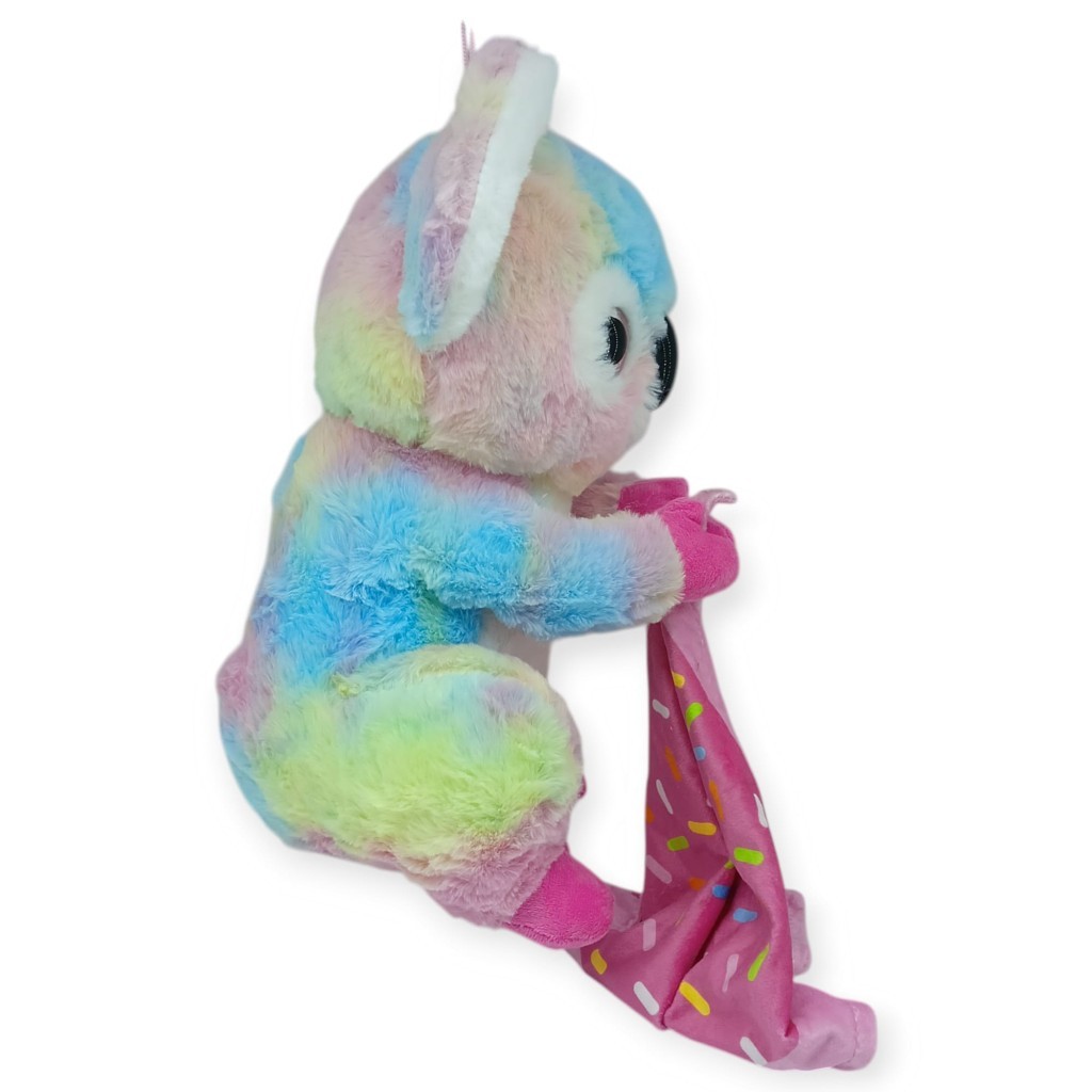 Peluş Battaniyeli Koala 30 cm - Pembe (Lisinya)