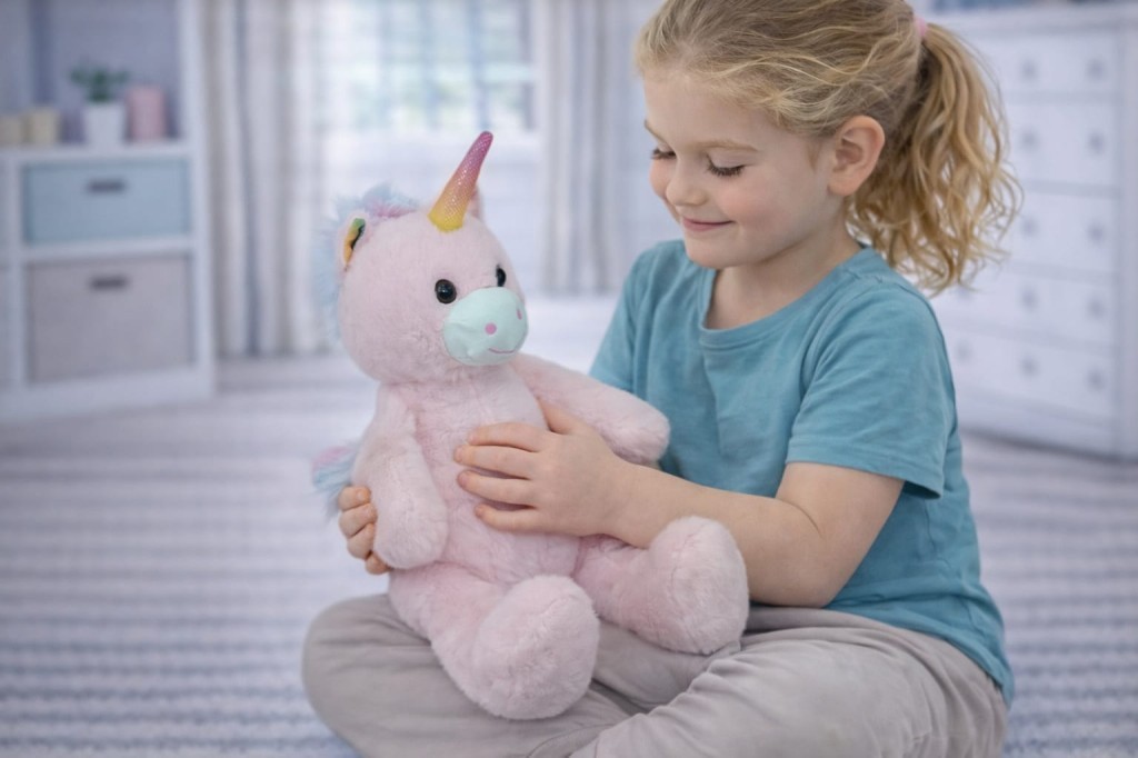 Peluş Sevimli Hayvanlar 35 cm - Unicorn (Lisinya)