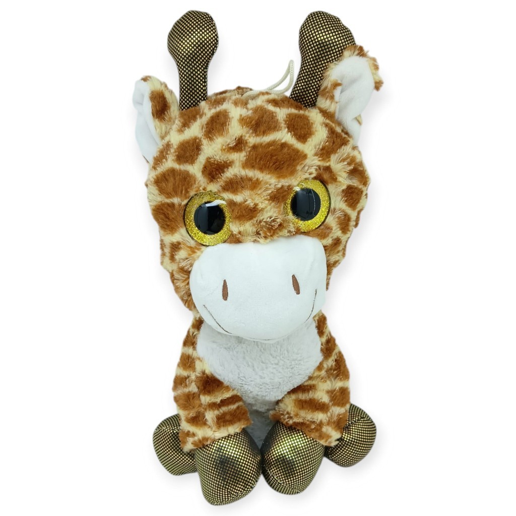 Peluş Cam Gözlü Hayvanlar 25 cm - Zürafa (Lisinya)