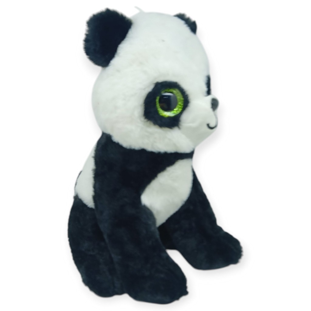 Peluş Cam Gözlü Hayvanlar 25 cm - Panda (Lisinya)