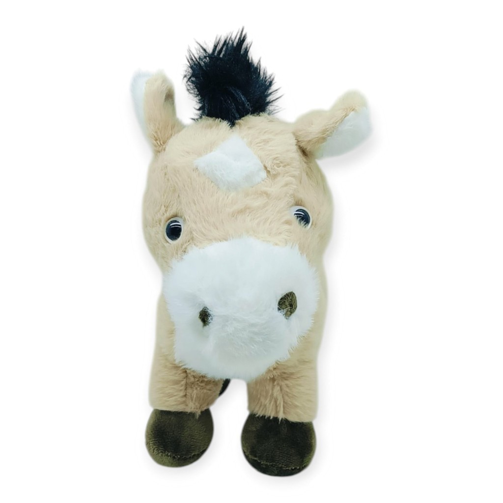 Peluş Hayvanlar Sesli 30 cm At - Bej (Lisinya)