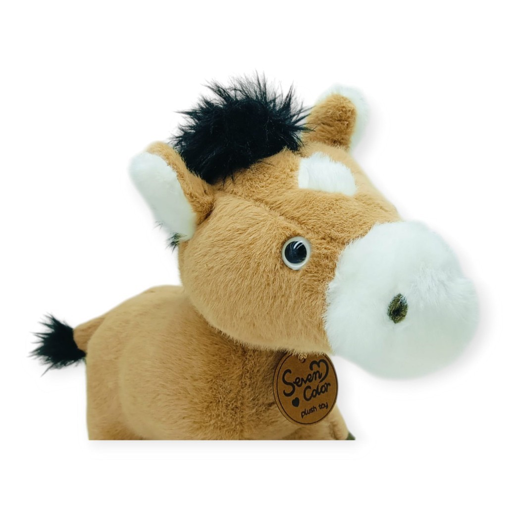 Peluş Hayvanlar Sesli 30 cm At - Koyu Kahverengi (Lisinya) Peluş Hayvanlar Sesli 30 cm At - Koyu Kahverengi (Lisinya)