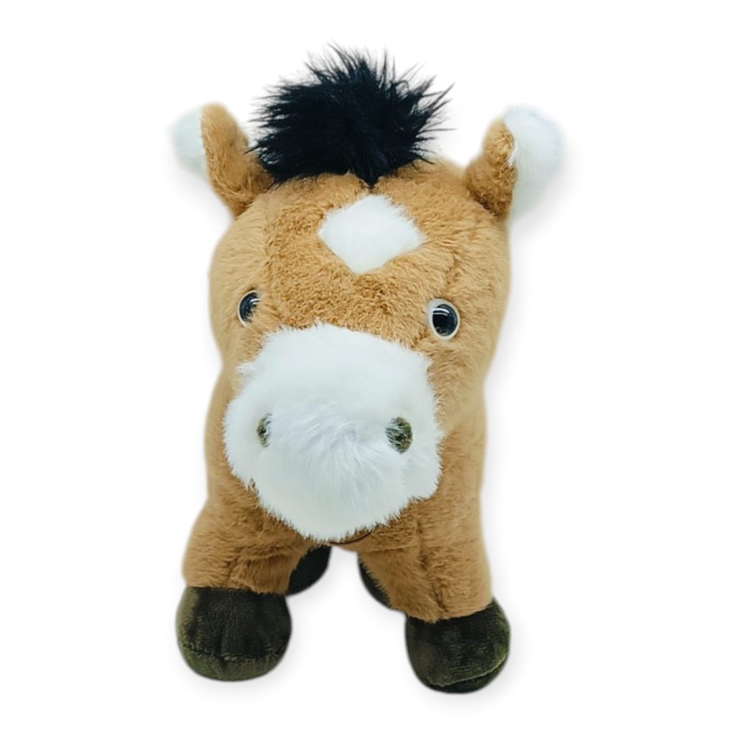 Peluş Hayvanlar Sesli 30 cm At - Koyu Kahverengi (Lisinya) Peluş Hayvanlar Sesli 30 cm At - Koyu Kahverengi (Lisinya)