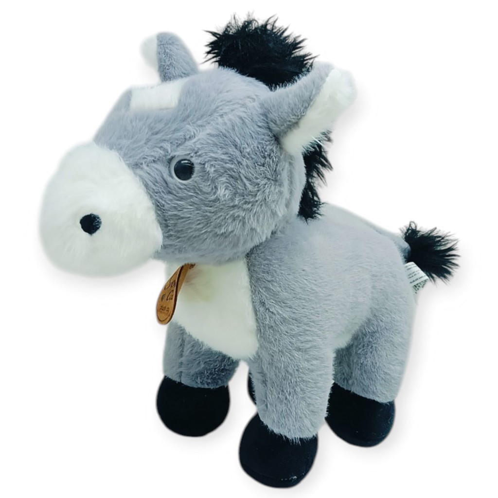 Peluş Hayvanlar Sesli 30 cm At - Gri (Lisinya) Peluş Hayvanlar Sesli 30 cm At - Gri (Lisinya)