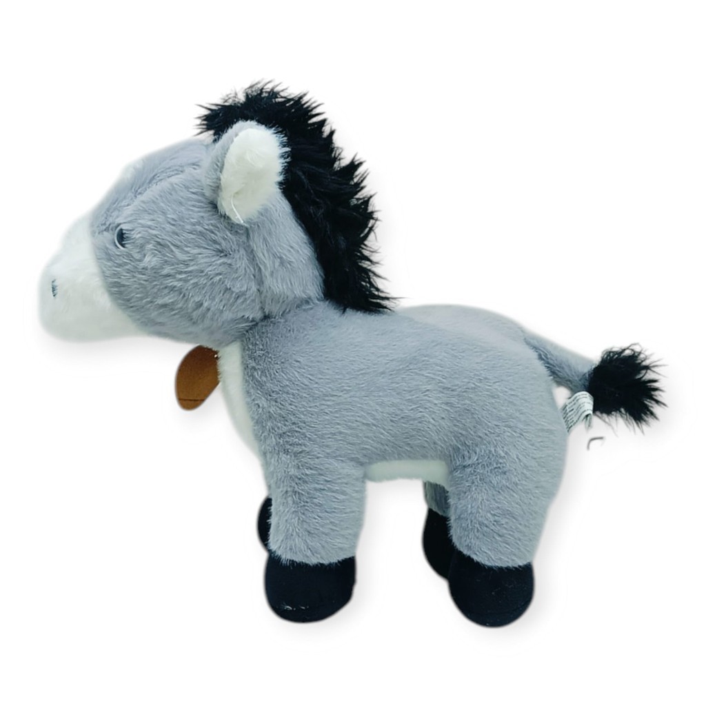 Peluş Hayvanlar Sesli 30 cm At - Gri (Lisinya)