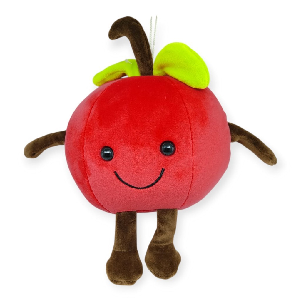 Peluş Meyveler 23 cm - Elma (Lisinya)