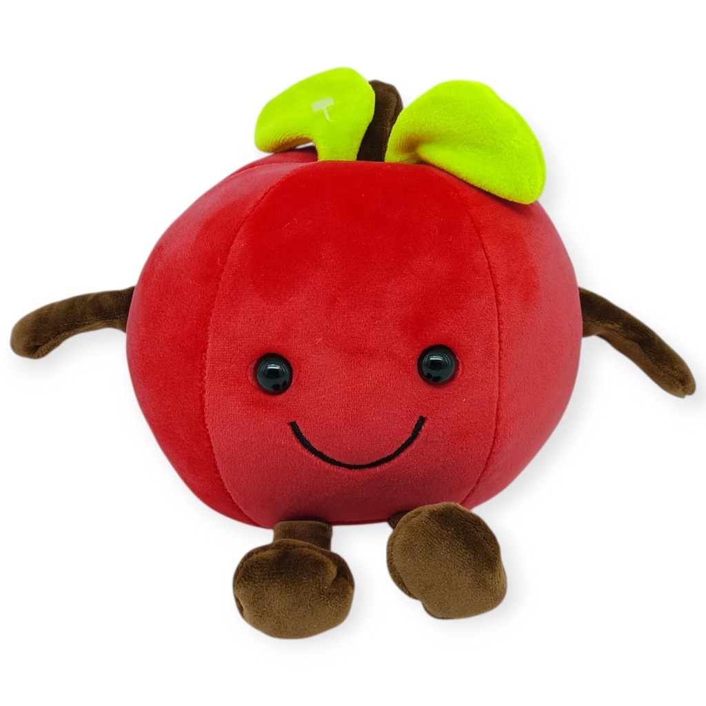 Peluş Meyveler 23 cm - Elma (Lisinya)