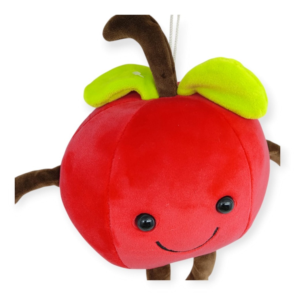 Peluş Meyveler 23 cm - Elma (Lisinya)