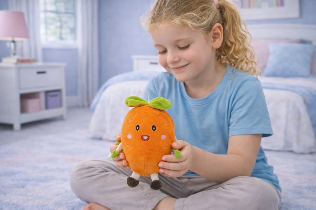 Peluş Meyveler 30 cm - Havuç (Lisinya)