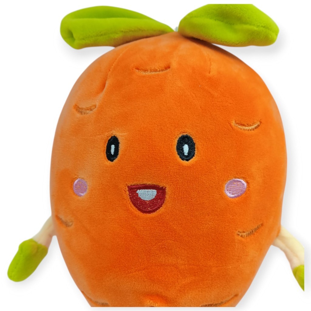 Peluş Meyveler 30 cm - Havuç (Lisinya)