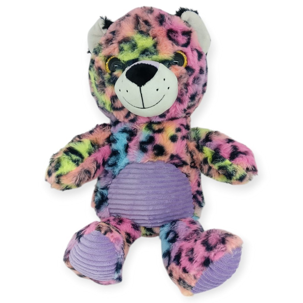 Peluş Renkli Hayvanlar 38 cm - Ayıcık (Lisinya)