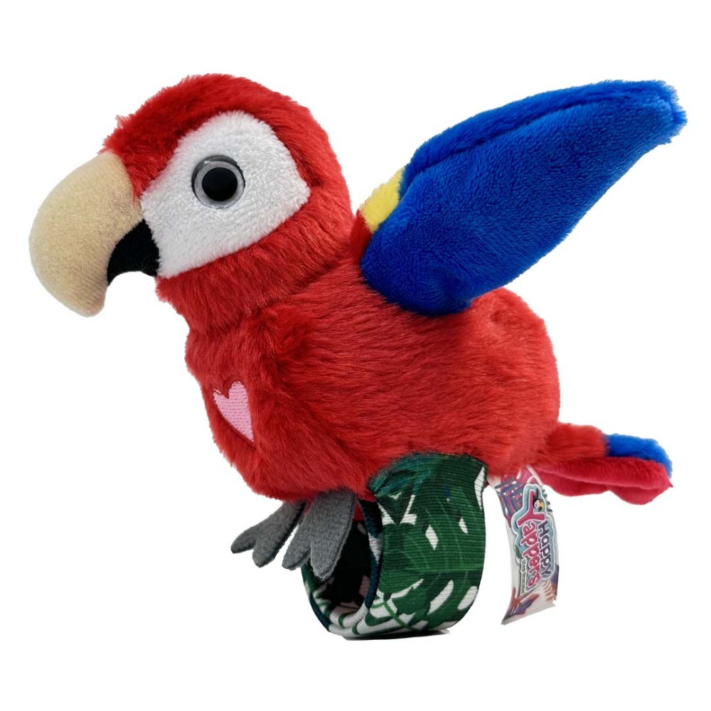 Peluş Ses Tekrarlı Hayvan Bileklik Aksesuar - Kırmızı Papağan (Lisinya) Peluş Ses Tekrarlı Hayvan Bileklik Aksesuar - Kırmızı Papağan (Lisinya)