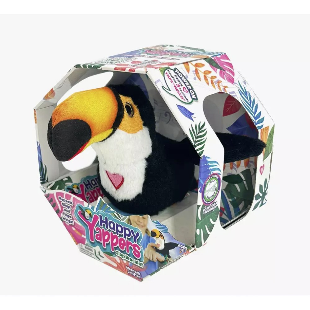 Peluş Ses Tekrarlı Hayvan Bileklik Aksesuar - Tukan Kuşu  (Lisinya) Peluş Ses Tekrarlı Hayvan Bileklik Aksesuar - Tukan Kuşu  (Lisinya)