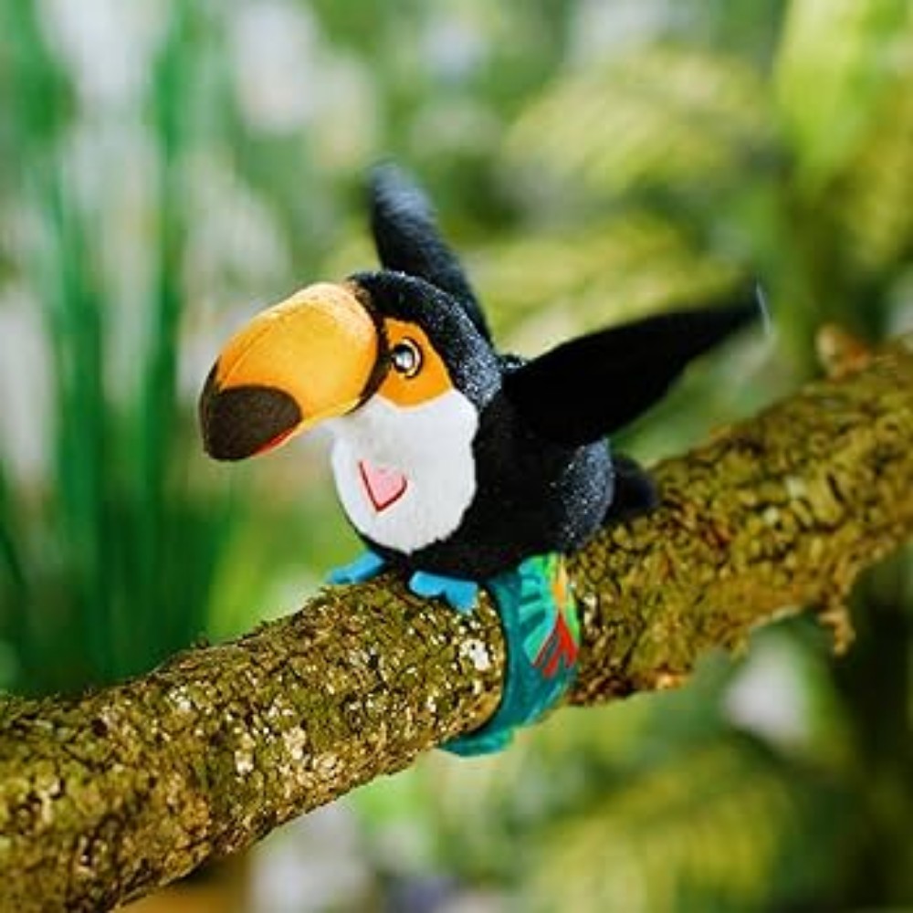 Peluş Ses Tekrarlı Hayvan Bileklik Aksesuar - Tukan Kuşu  (Lisinya) Peluş Ses Tekrarlı Hayvan Bileklik Aksesuar - Tukan Kuşu  (Lisinya)