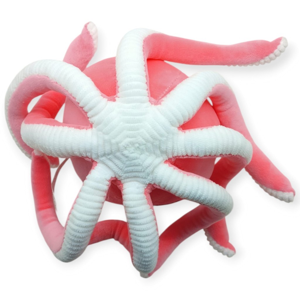 Peluş Sevimli Ahtapot 30 cm - Pembe (Lisinya)