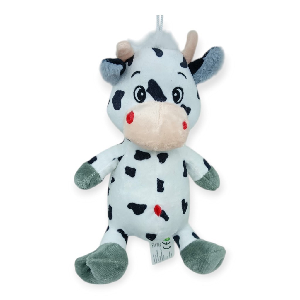 Peluş Sevimli Hayvanlar 25 cm - İnek (Lisinya)