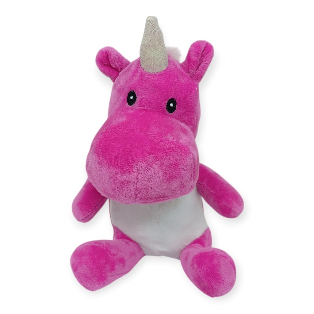 Peluş Sevimli Hayvanlar 20 cm - Koyu Pembe Unicorn (Lisinya)