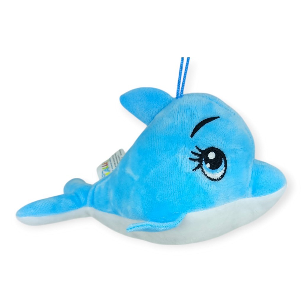 Peluş Sevimli Hayvanlar 20 cm - Mavi Yunus (Lisinya)