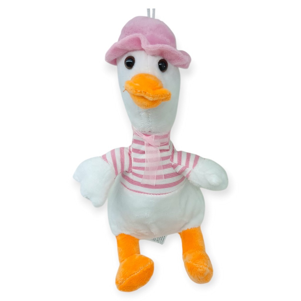 Peluş Sevimli Hayvanlar 25 cm - Pembe Ördek (Lisinya)