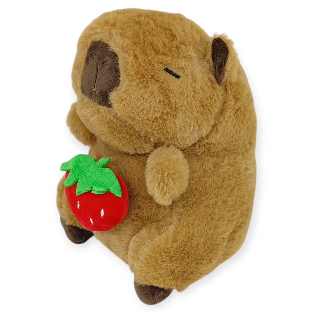 Peluş Sevimli Hayvanlar 25 cm - Kapibara Çilek (Lisinya)