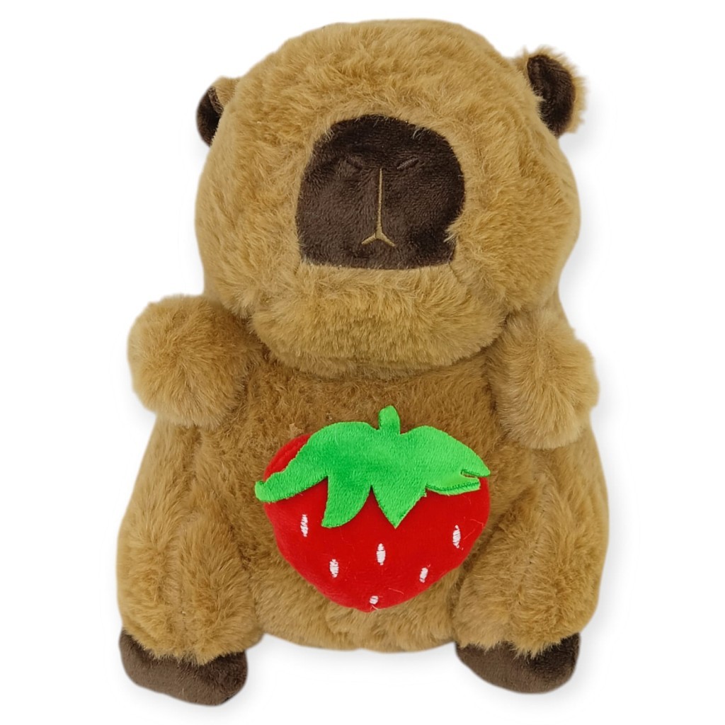 Peluş Sevimli Hayvanlar 25 cm - Kapibara Çilek (Lisinya)