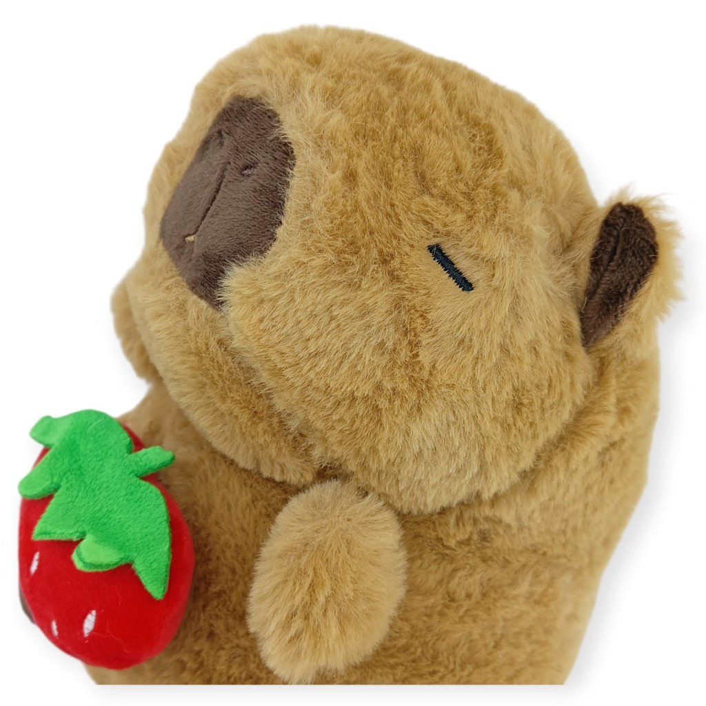 Peluş Sevimli Hayvanlar 25 cm - Kapibara Çilek (Lisinya)