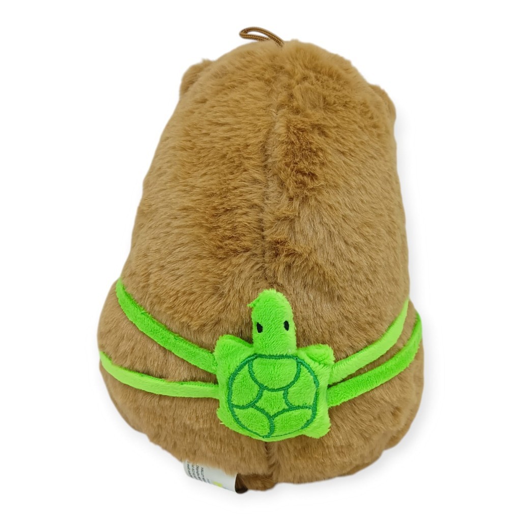 Peluş Sevimli Hayvanlar 25 cm - Kapibara Kaplumbağa Çantalı (Lisinya)