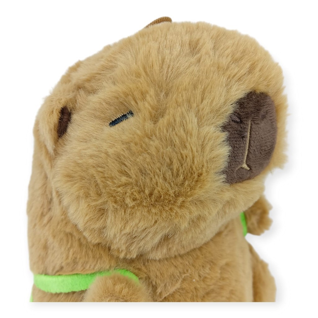 Peluş Sevimli Hayvanlar 25 cm - Kapibara Kaplumbağa Çantalı (Lisinya)