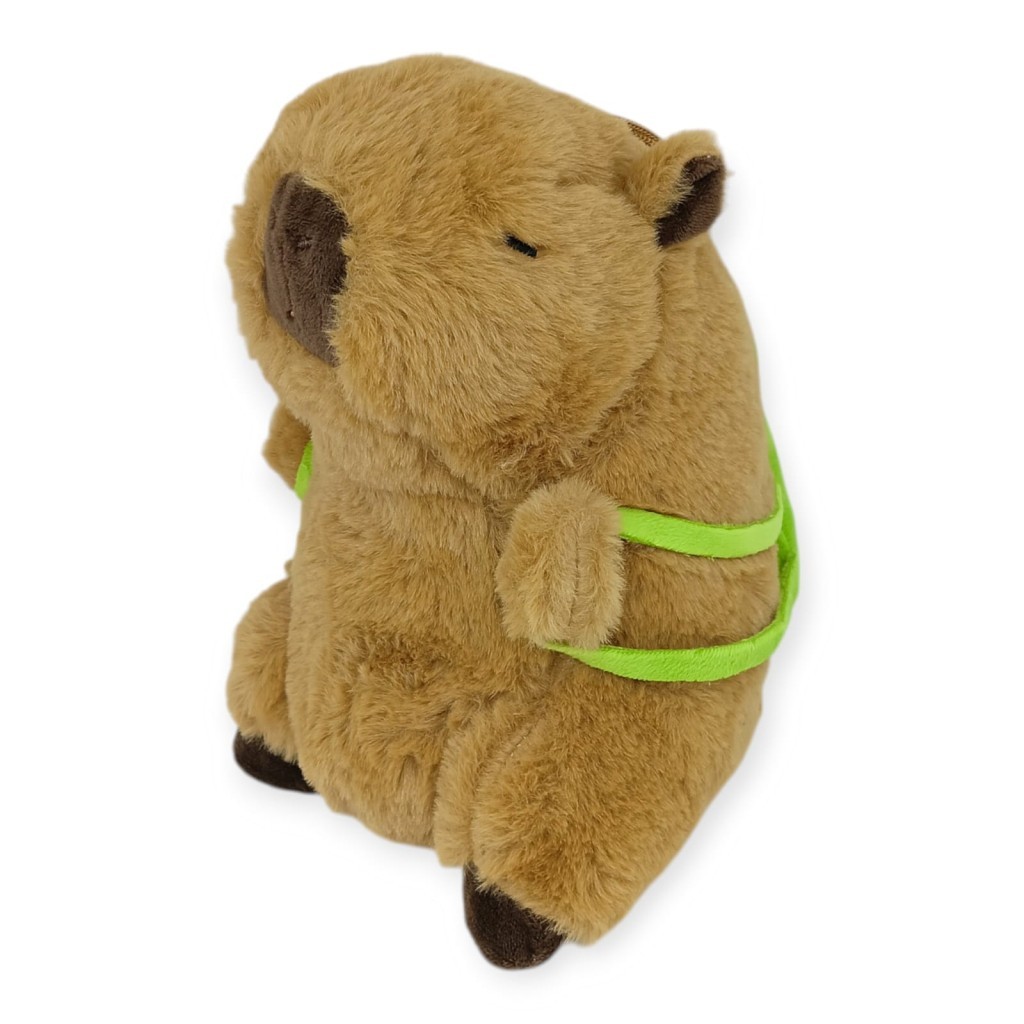 Peluş Sevimli Hayvanlar 25 cm - Kapibara Ananas Çantalı (Lisinya)