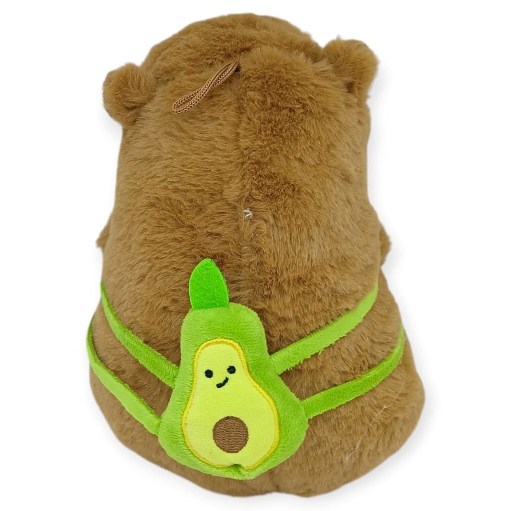 Peluş Sevimli Hayvanlar 25 cm - Kapibara Ananas Çantalı (Lisinya)