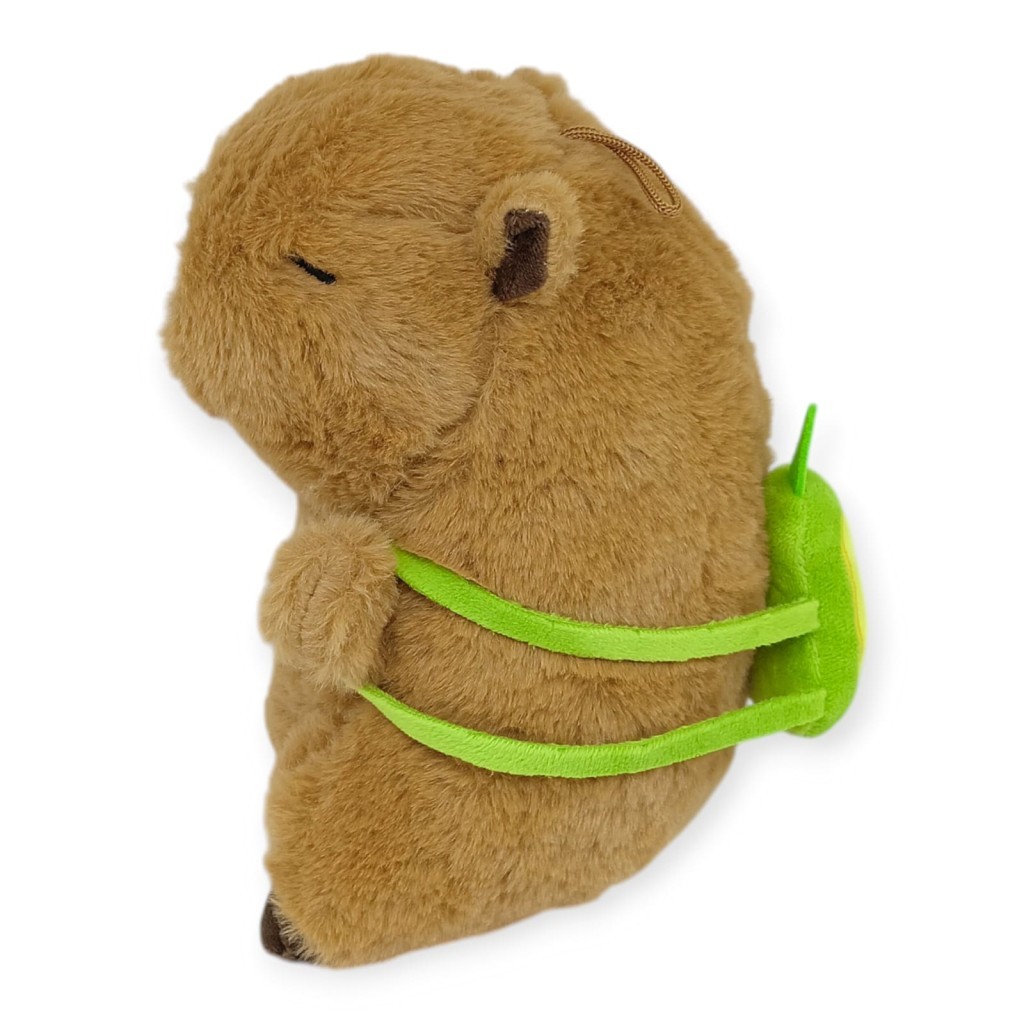 Peluş Sevimli Hayvanlar 25 cm - Kapibara Ananas Çantalı (Lisinya)