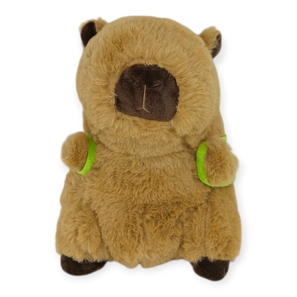 Peluş Sevimli Hayvanlar 25 cm - Kapibara Ananas Çantalı (Lisinya)