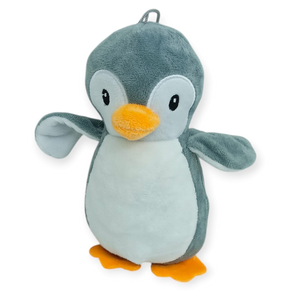 Peluş Sevimli Hayvanlar 25 cm - Gri Penguen (Lisinya)