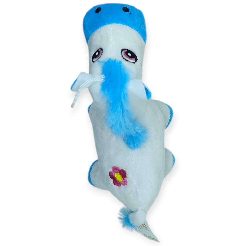 Peluş Sevimli Hayvanlar 25 cm - Mavi At (Lisinya)