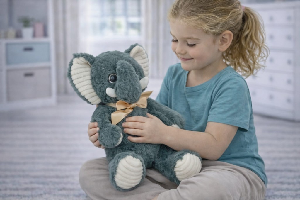 Peluş Sevimli Hayvanlar 40 cm - Fil (Lisinya)