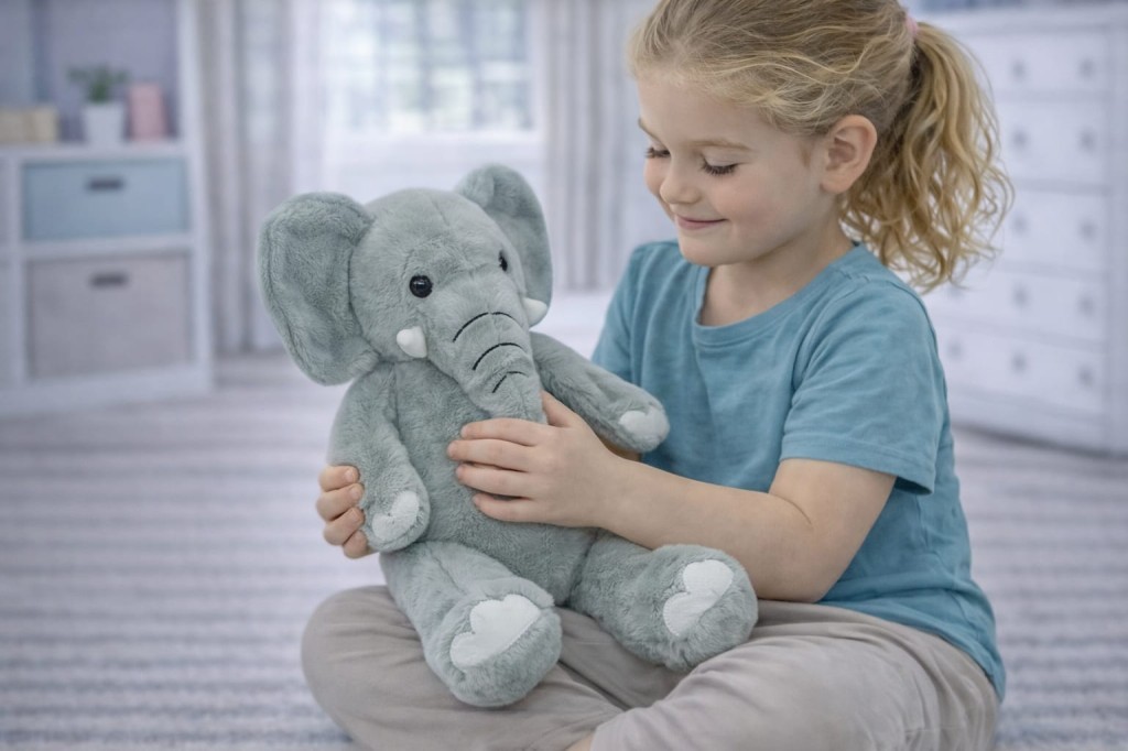 Peluş Sevimli Hayvanlar 35 cm - Fil (Lisinya)