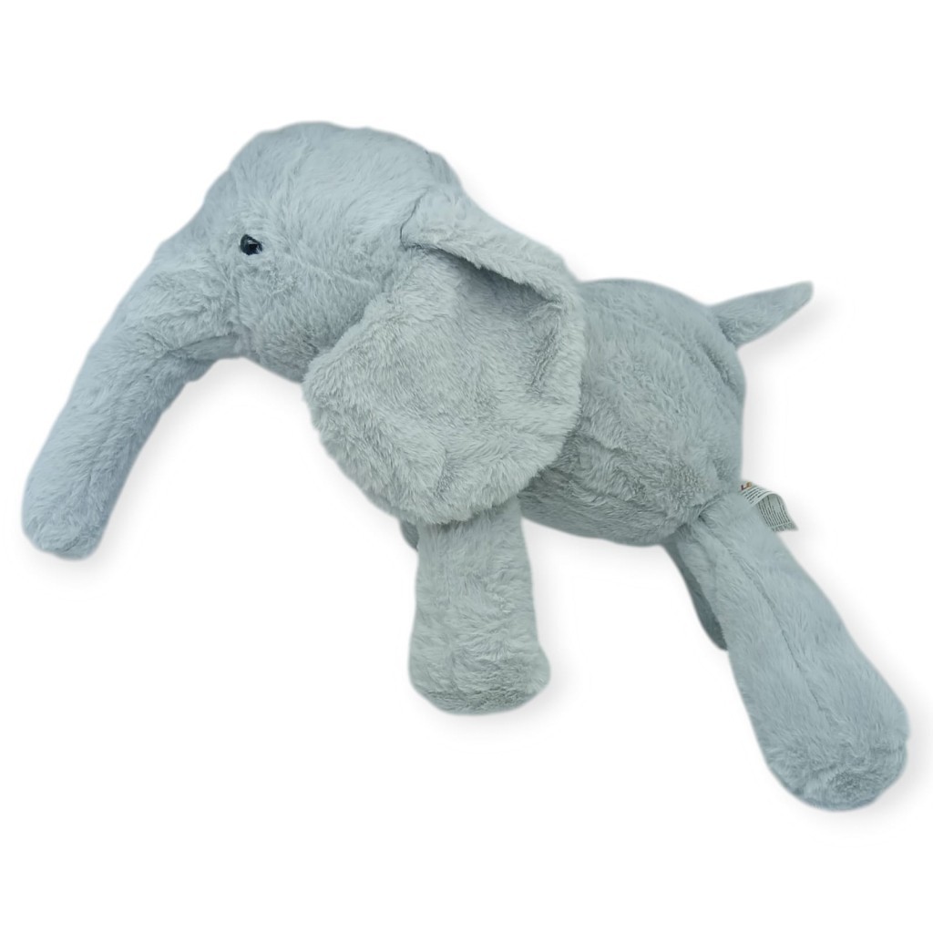 Peluş Sevimli Hayvanlar 65 cm Uyku Arkadaşım Fil - Gri (Lisinya)