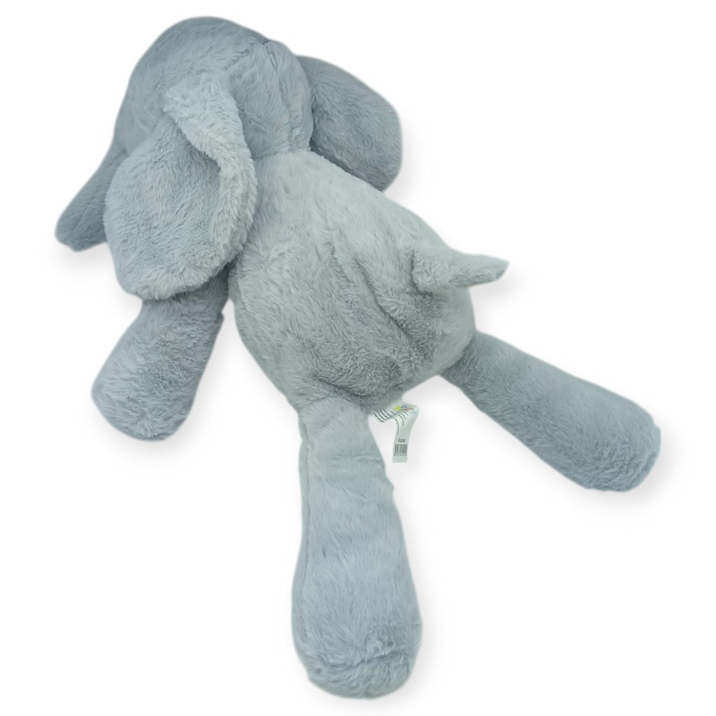 Peluş Sevimli Hayvanlar 65 cm Uyku Arkadaşım Fil - Gri (Lisinya)