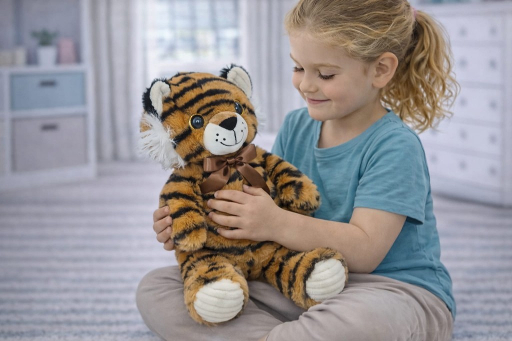 Peluş Sevimli Hayvanlar 40 cm - Renkli Ayı (Lisinya)