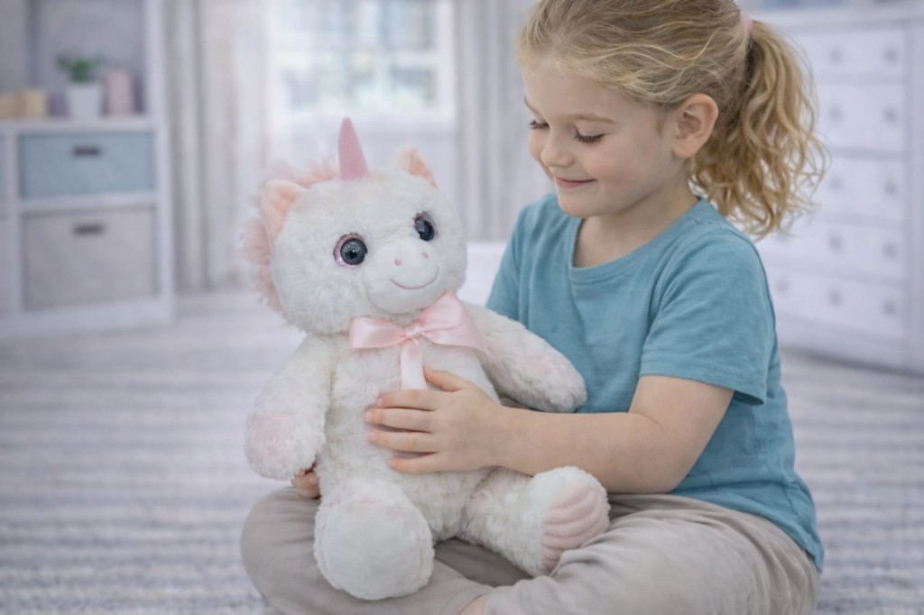 Peluş Sevimli Hayvanlar 40 cm - Unicorn (Lisinya)