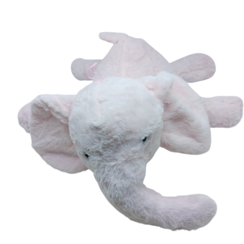 Peluş Sevimli Hayvanlar 65 cm Uyku Arkadaşım Fil - Pembe (Lisinya)