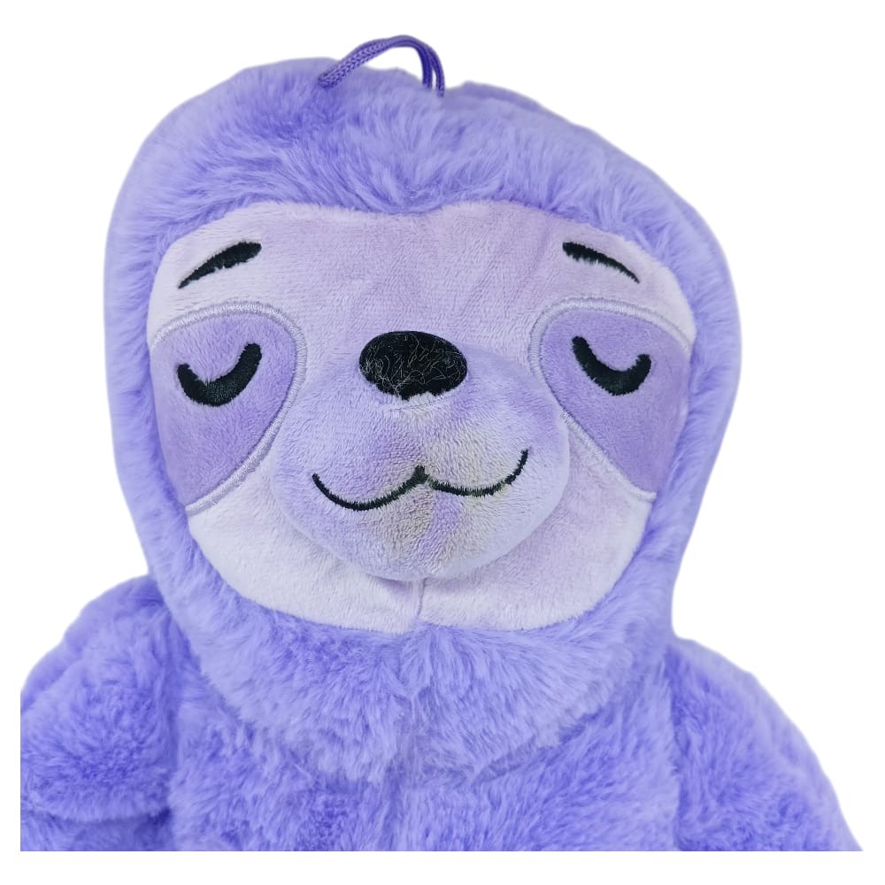 Peluş Yogacı Tembel Hayvan 40 cm - Mor (Lisinya)