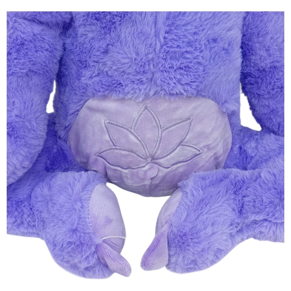Peluş Yogacı Tembel Hayvan 40 cm - Mor (Lisinya)