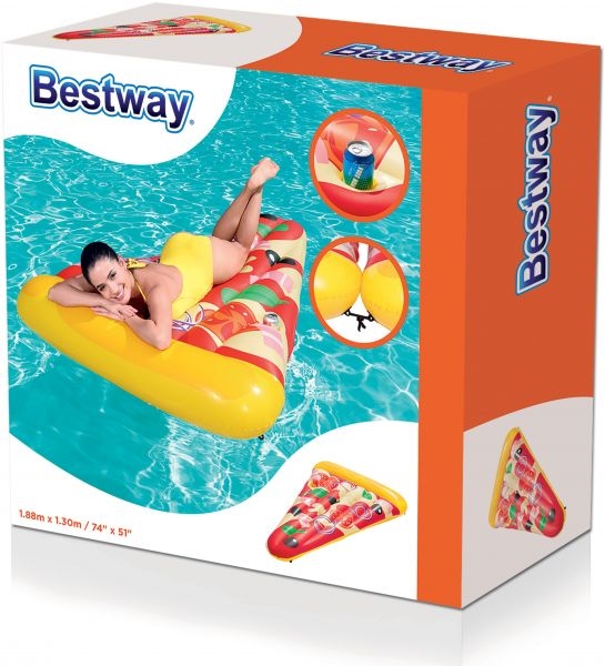 Deniz Yatağı Pizza Dilimi Yatak 188X130 Cm Bestway - 44038 (Lisinya) Deniz Yatağı Pizza Dilimi Yatak 188X130 Cm Bestway - 44038 (Lisinya)