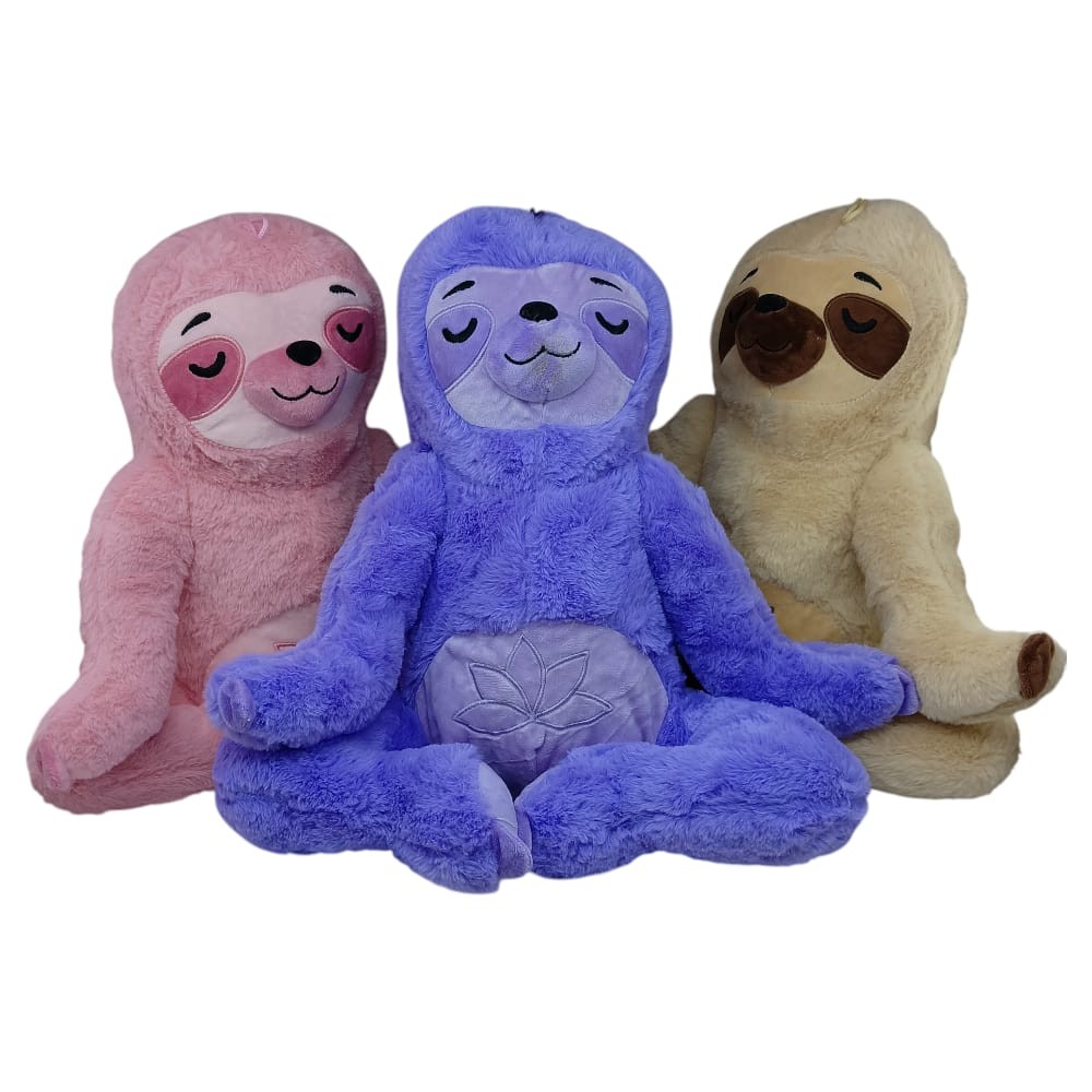 PL62483 - PELUŞ YOGACI TEMBEL HAYVAN 40 CM 3 AST (Lisinya)