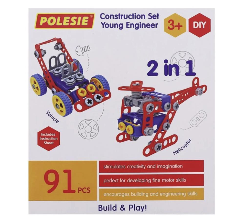 POL-72986 - MUCİT TASARIM  91 PARÇA EĞİTİCİ SET (Lisinya)