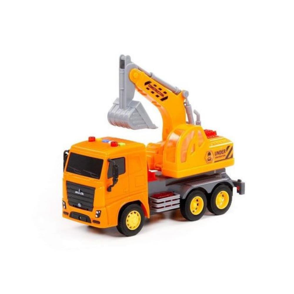 Polesie İş Makinaları Serisi - Sesli Işıklı - Excavator (Lisinya)