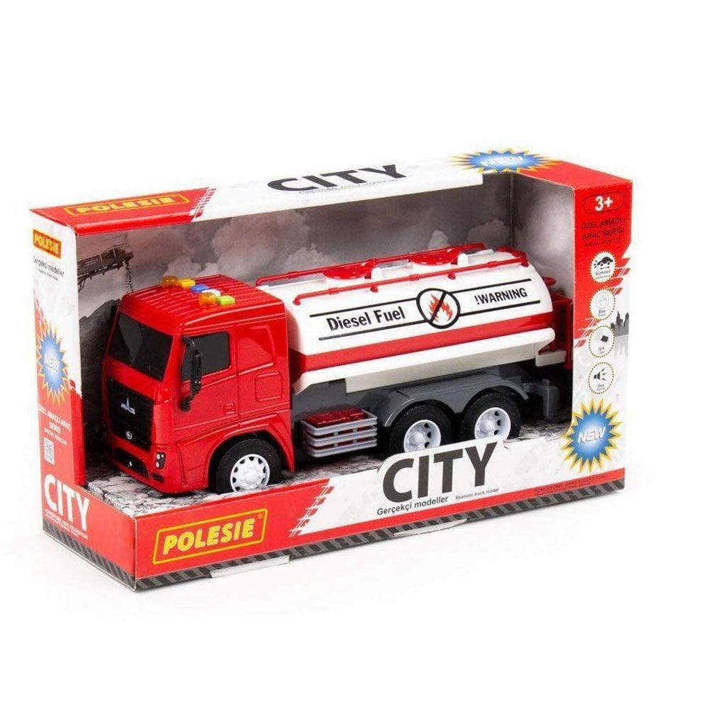 Polesie İş Makinaları Serisi - Sesli Işıklı - Su Tankeri  (Lisinya)