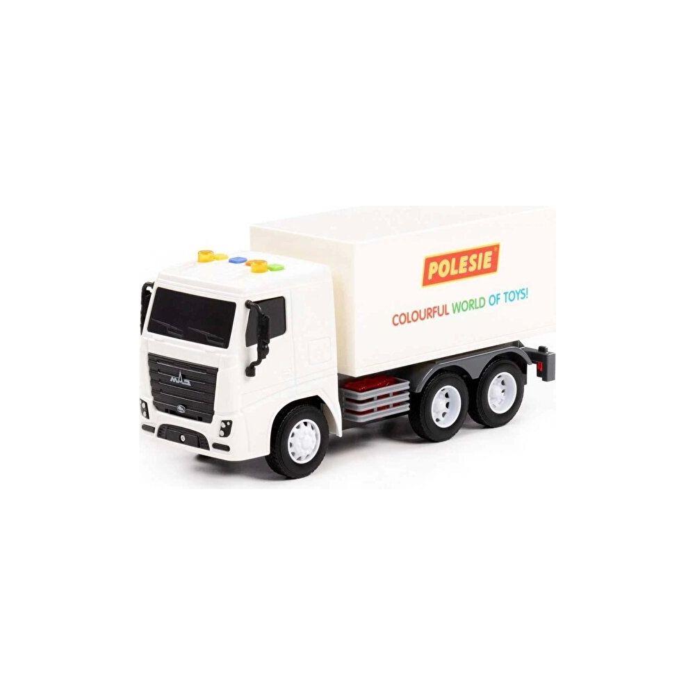 Polesie İş Makinaları Serisi - Sesli Işıklı - Kapalı Kasa Kamyonet (Lisinya)